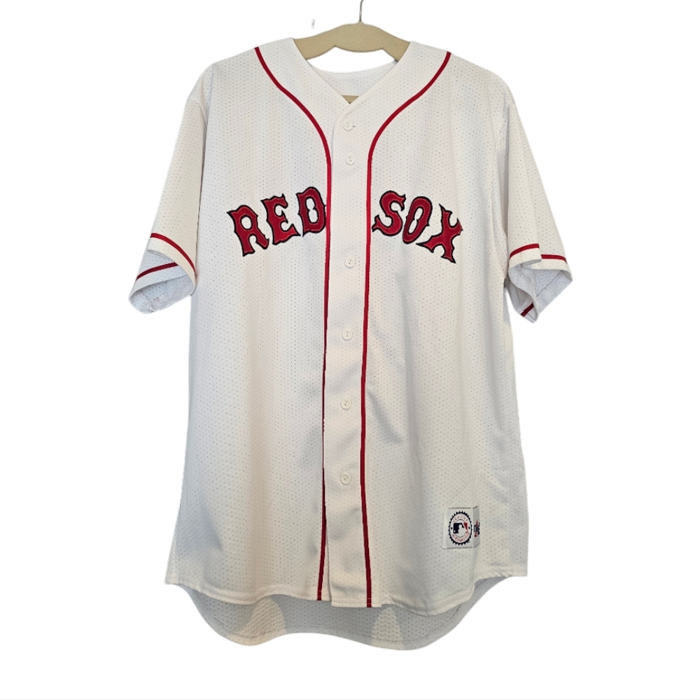 Men's Boston Red Sox Nomar Garciaparra RN 53157 MADE IN USA